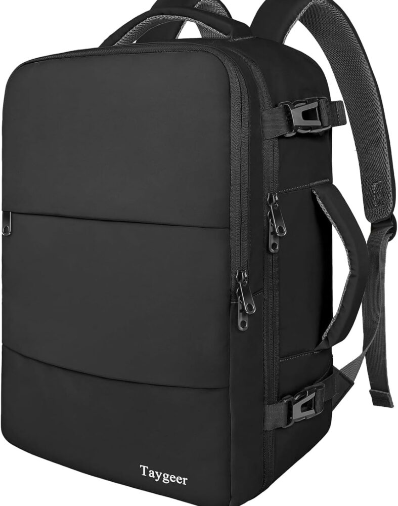 Taygeer Travel Backpack for Men Women, Carry On Backpack with Shoe Pouch