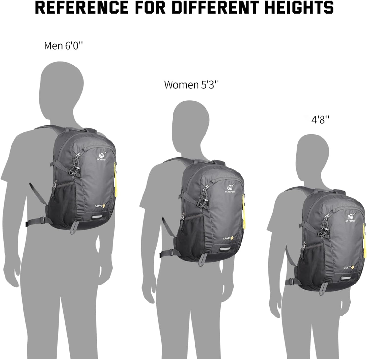 SKYSPER Small Hiking Backpack, 20L Lightweight Travel Backpacks Hiking Daypack Rucksack Women Men for Trekking Backpacking Outdoor Sports - Image 9