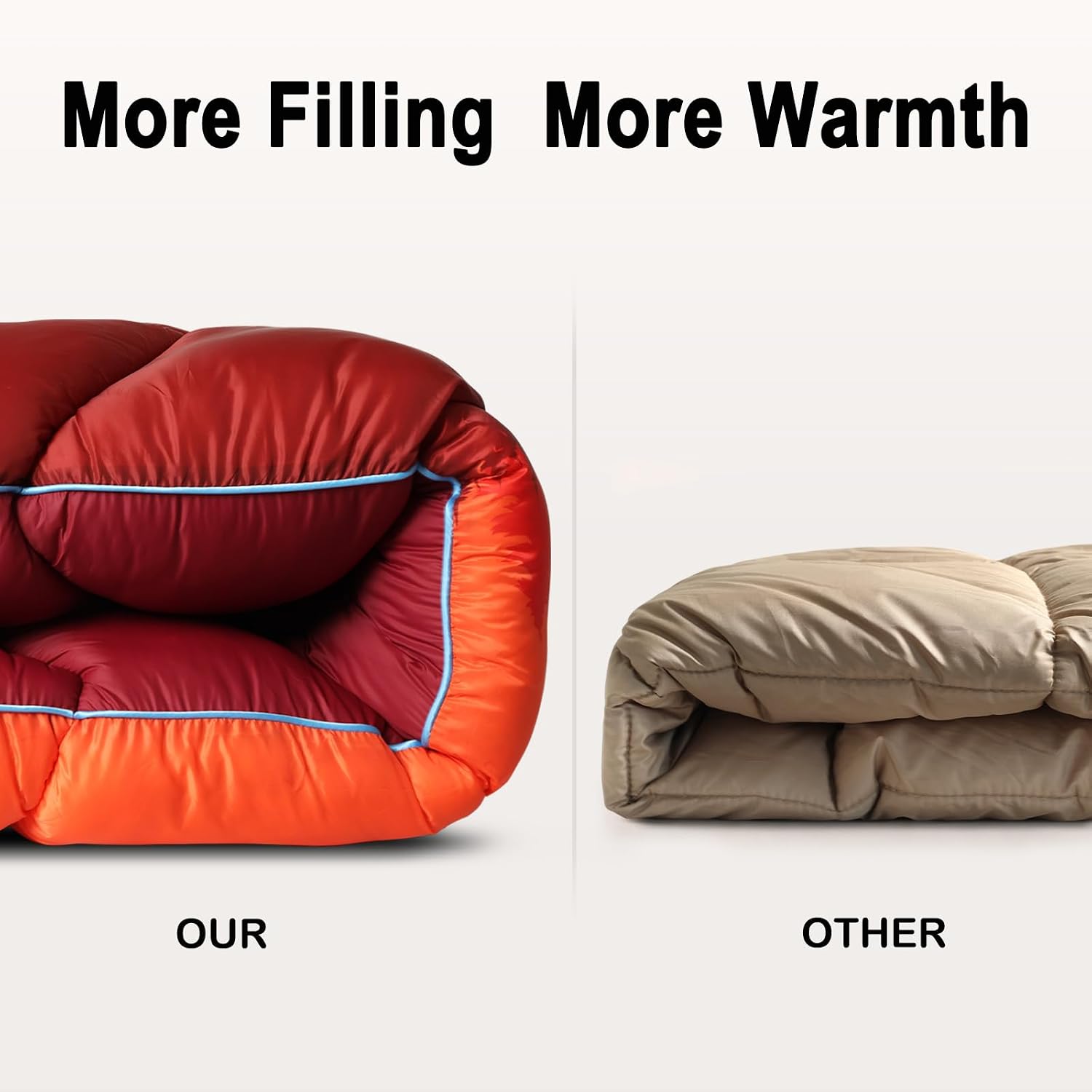 Sleeping Bags for Adults XXL Camping Sleeping Bag for Cold Weather - Image 3